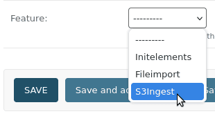 Assigning a feature on a worker version