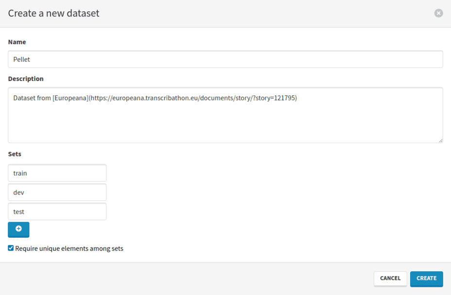 Create the dataset
