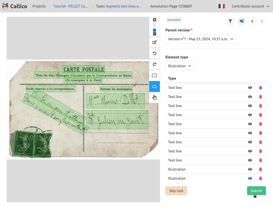 Add illustrations and submit a new version
