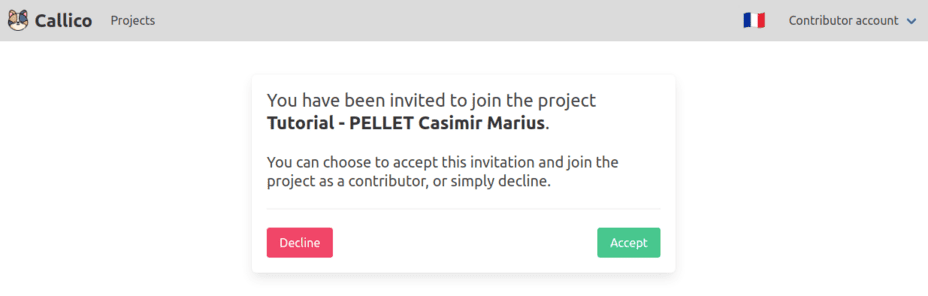 Join the project as a contributor