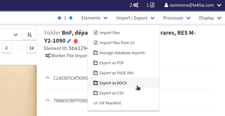 folder actions