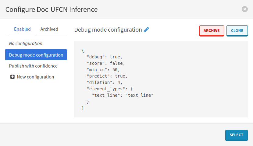 Worker configuration selection