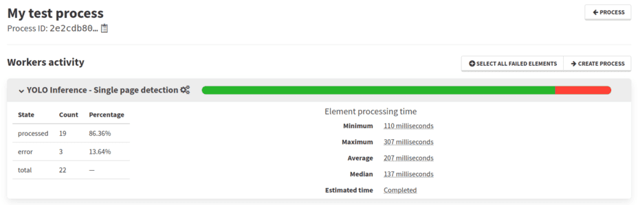 Follow the progress of your process thanks to worker activities