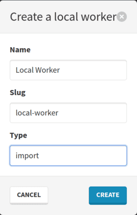 Create a local worker