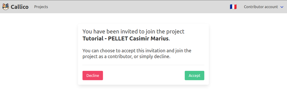 Join the project as a contributor